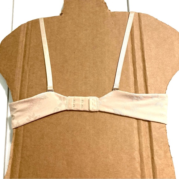 LILY OF FRANCE Padded Pushup Underwire Adjustable Straps & Back Dusty Rose 34A - Picture 8 of 13